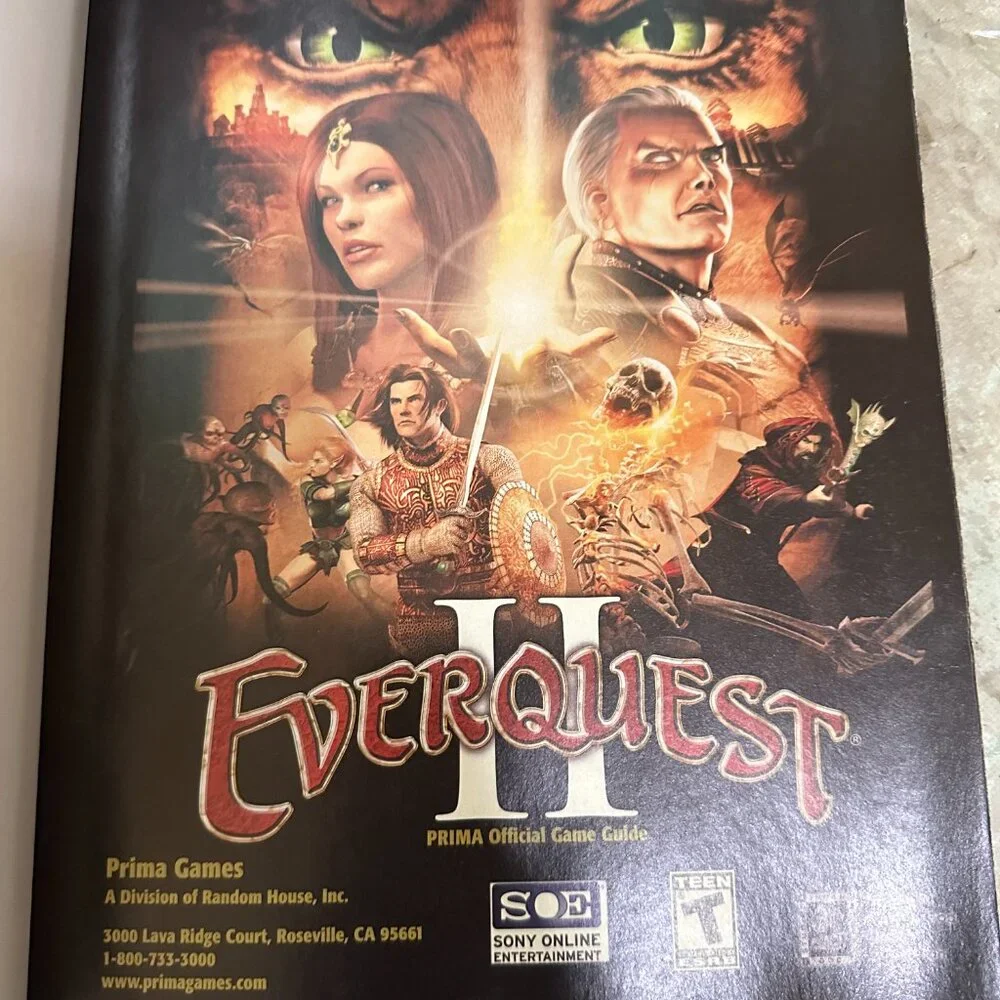 Everquest II Prima Official Game Guide Role Playing Game 300+ Quest Walkthroughs